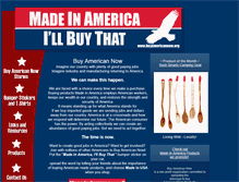 Tablet Screenshot of buyamericanonline.com
